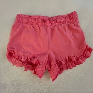 Jumping Beans Pink Ruffle Trimmed Cotton Shorts
